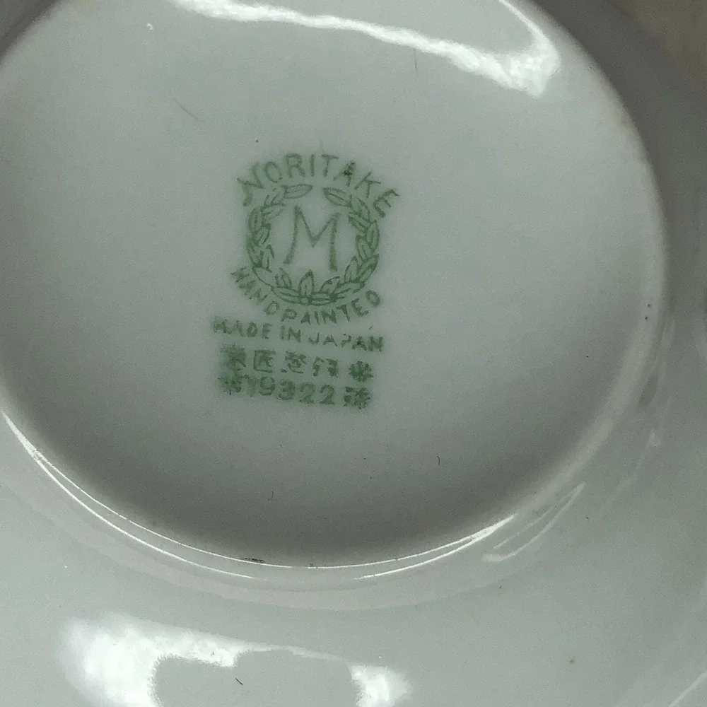 Vintage Hand Painted Noritake AZALEA Tea Cup & Saucer Floral Coffee‎